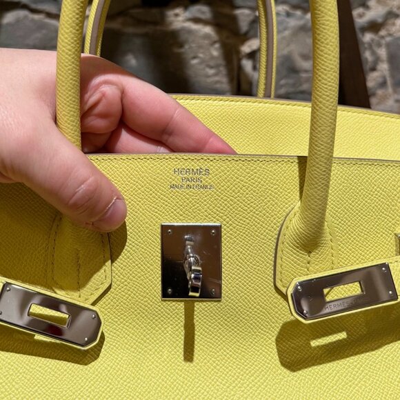 Hermès Soufre Yellow Epsom PHW Birkin 35 Bag - Picture 2 of 15